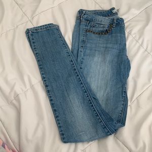 Skinny Jeans with pocket decorations
